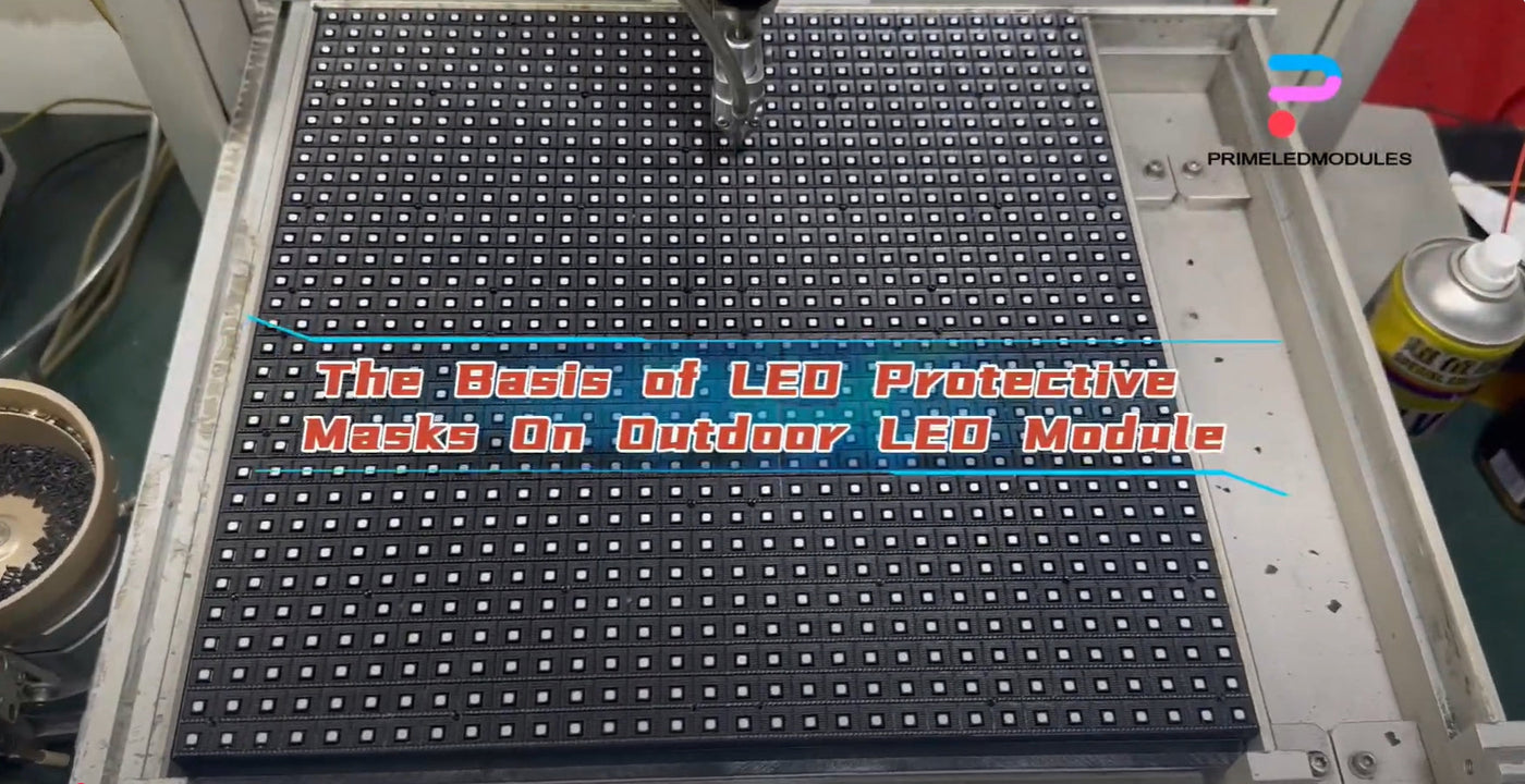 The basis of led protective masks on outdoor led module