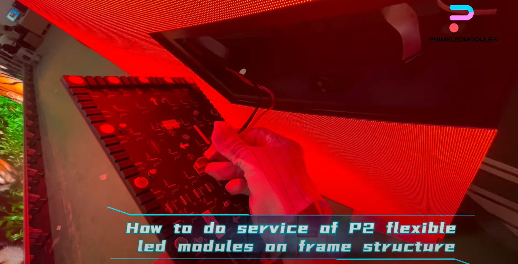 How to service our Indoor Flexible LED Module?