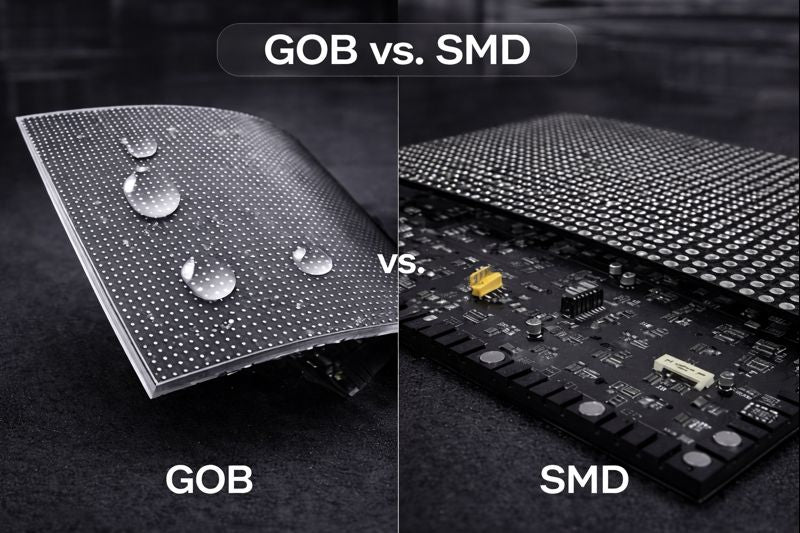 Standard SMD Flexible LED Modules vs. GOB Flexible LED Modules: A Complete Guide to Structure, Durability, and Applications