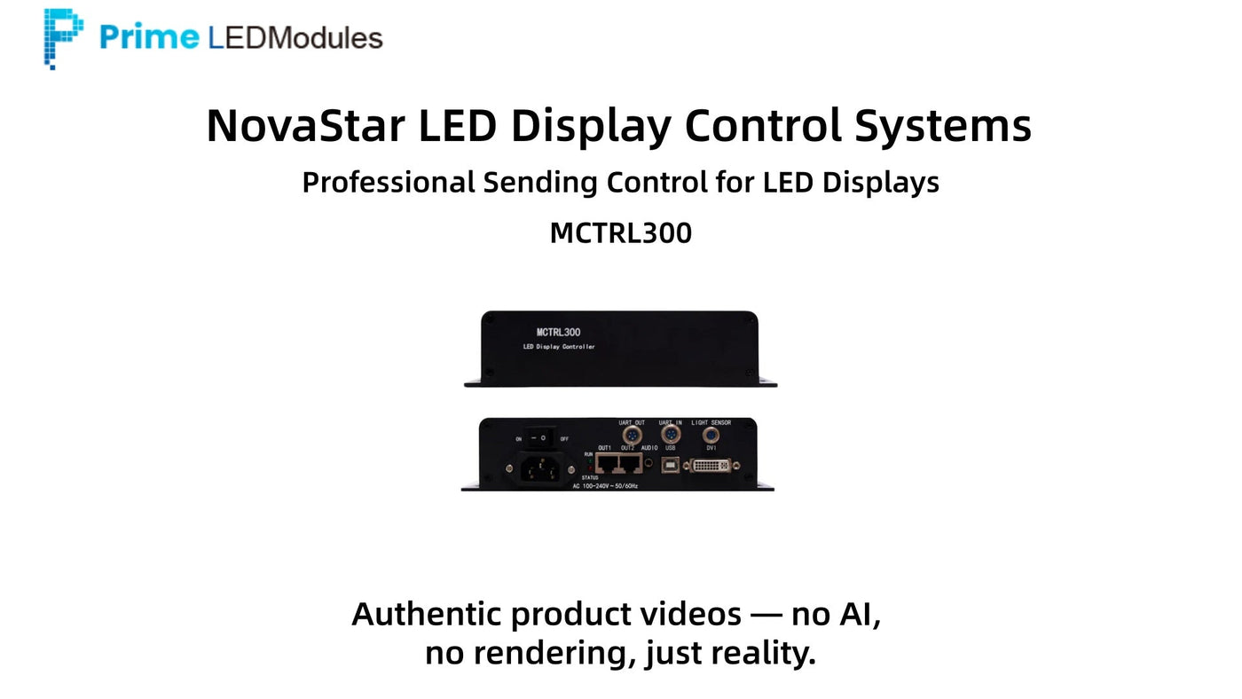 NovaStar MCTRL300 Sender Box Demo | Compact LED Sending Controller for Displays | PrimeLEDModules