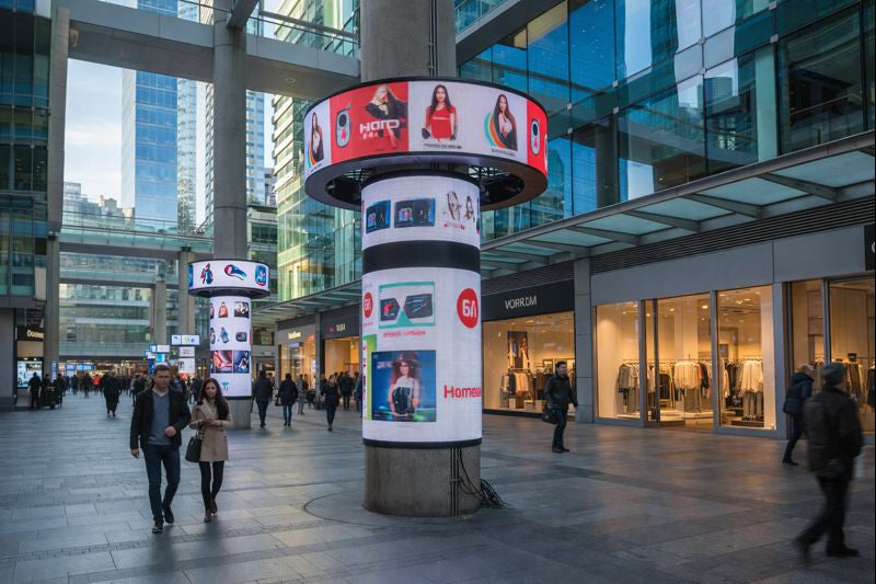 How to Design an Outdoor Cylindrical LED Screen with Flexible LED Modules