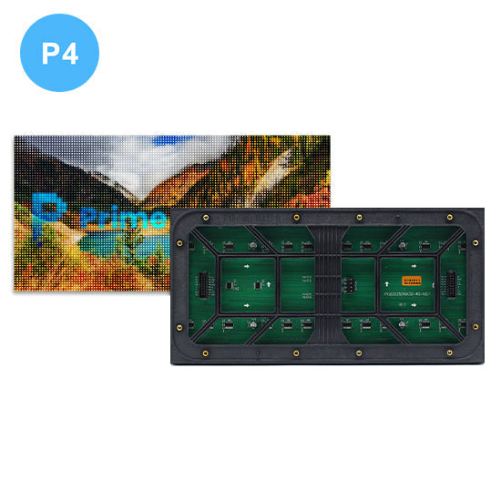 POD-SL Series P4 Outdoor LED Module – 320×160mm IP65 Screw-Lock | 4mm Pixel Pitch | For Commercial Outdoor Use | 1pcs / 40pcs