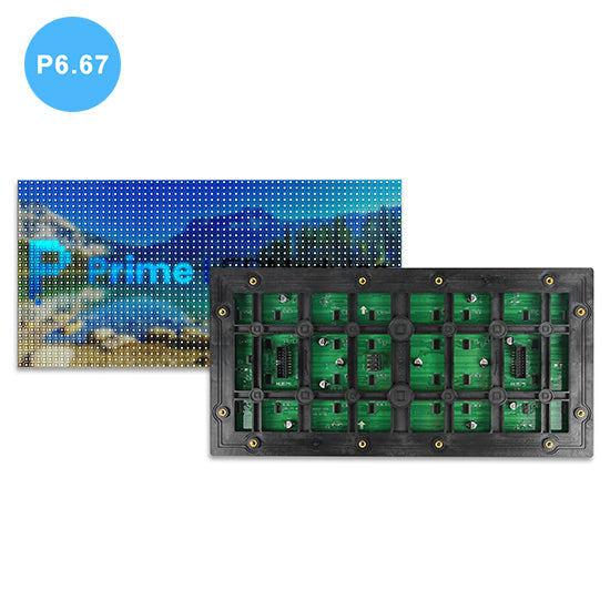 POD-SL Series P6.67 Outdoor LED Module – 320×160mm IP65 Screw-Lock | 6.67mm Pixel Pitch | For Outdoor Displays | 1pcs / 40pcs