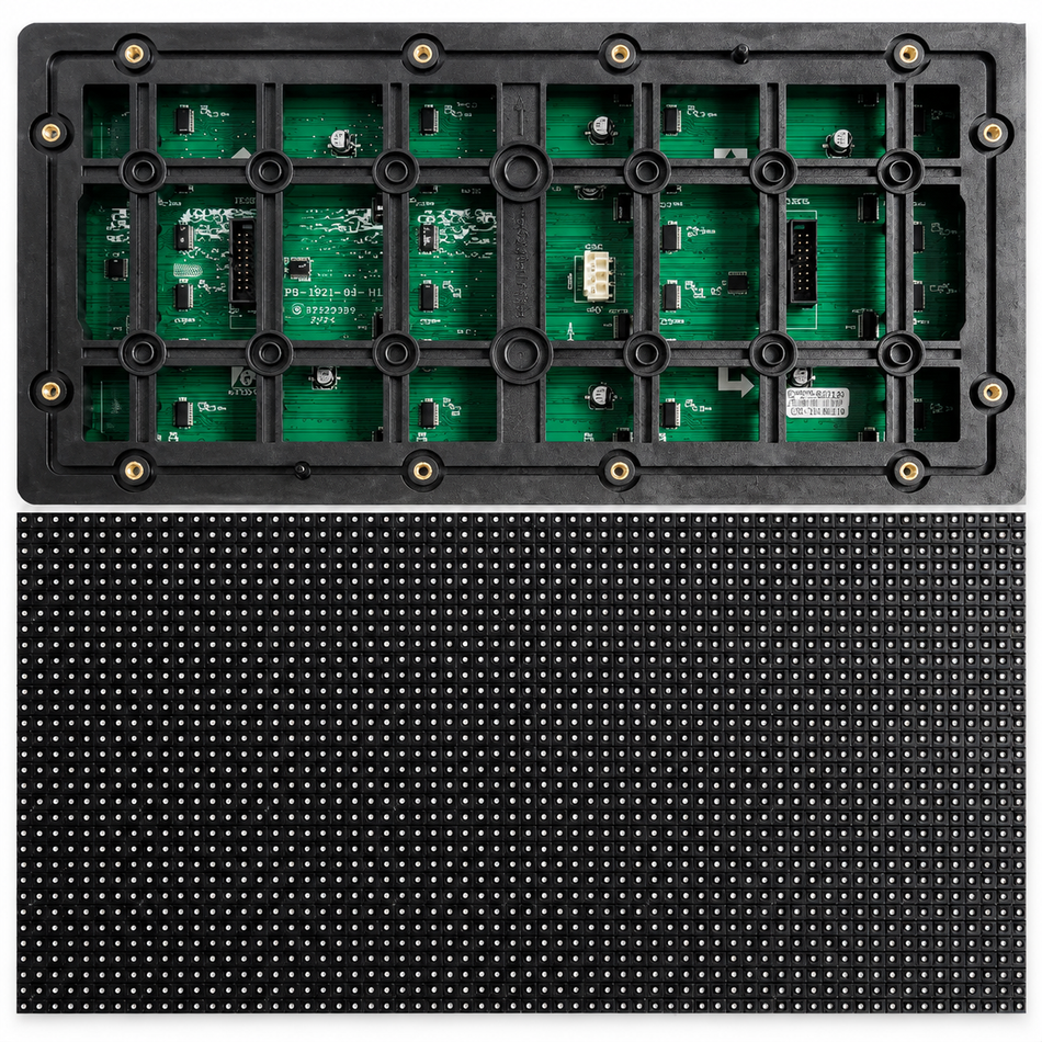 PO-S Series P5 Outdoor LED Display Module – 320×160mm IP65 Screw-Lock | SMD | Rear Service | Outdoor LED Display & Outdoor Advertising