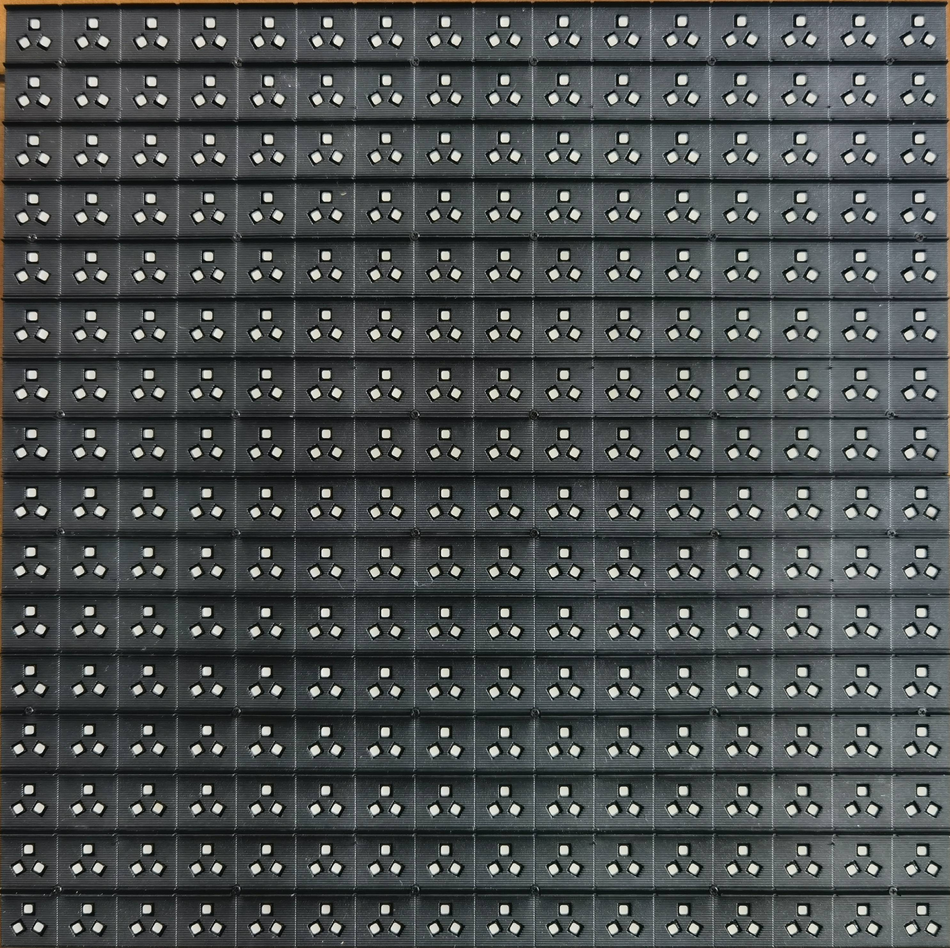 PO-S Series P16 High Brightness Outdoor LED Display Module – 256×256mm IP65 Screw-Lock | SMD | Rear Service | High Brightness LED Display & Highway Billboards