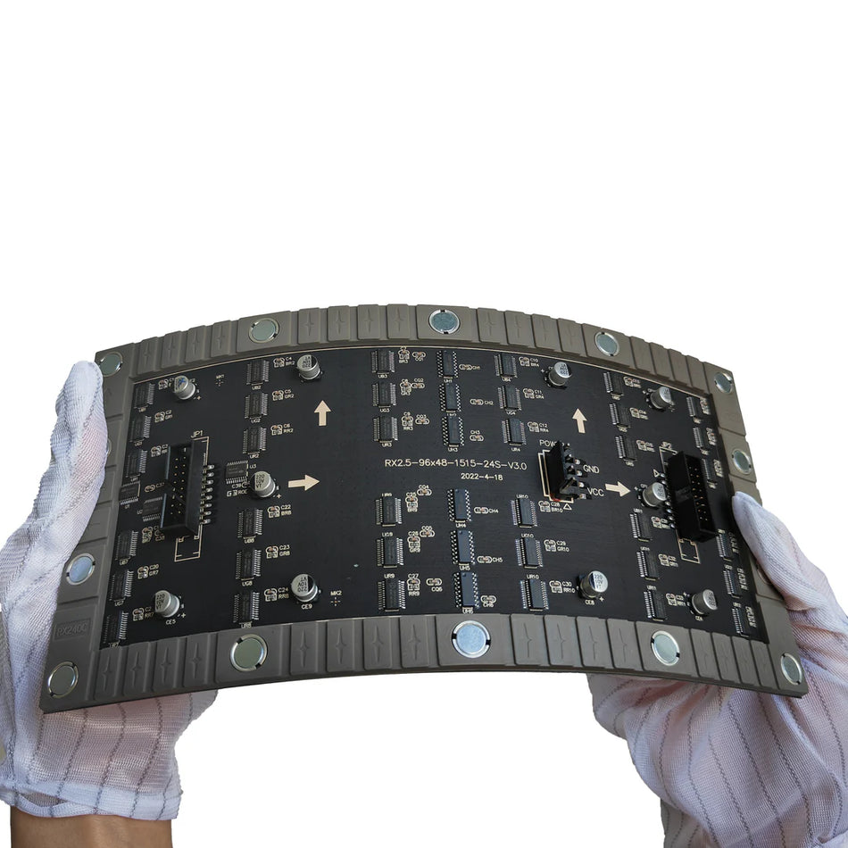 PIF-2S Series P2.5 Indoor Flexible LED Module – 240×120mm Soft Bendable SMD Panel | 2.5mm Pixel Pitch | Creative LED Displays | 1pcs / 84pcs