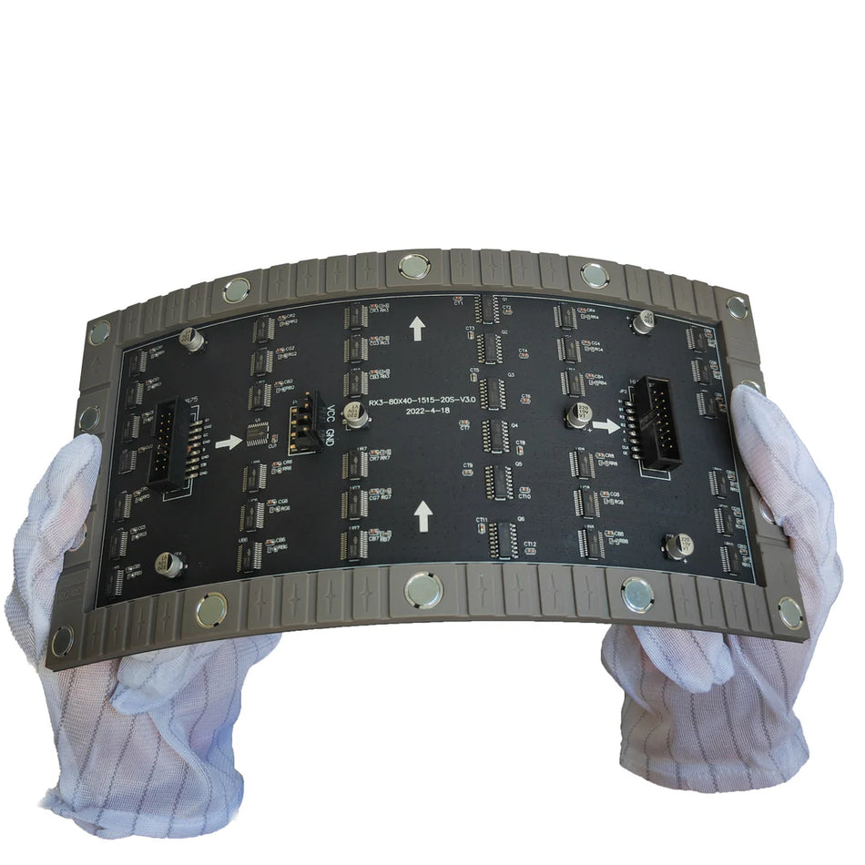 PIF-2S Series P3 Indoor Flexible LED Module – 240×120mm Soft Bendable SMD Panel | 3.0mm Pixel Pitch | Creative LED Displays | 1pcs / 84pcs