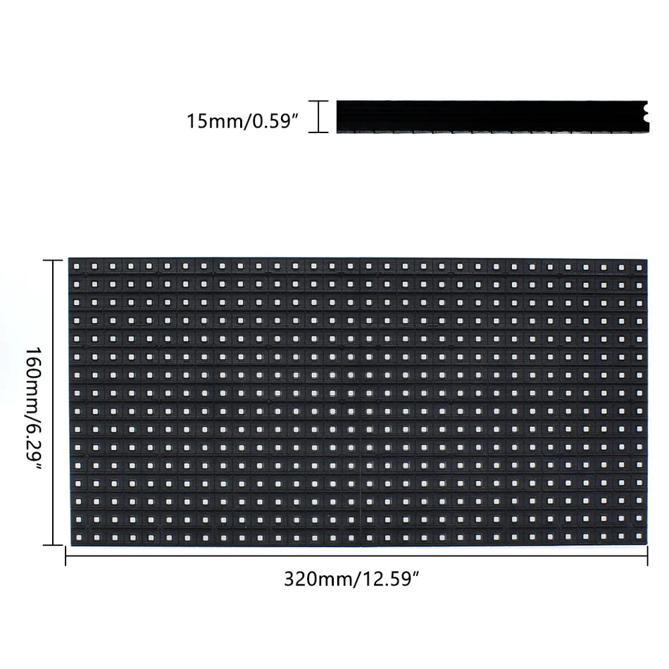 POD-SL Series P2.5 Outdoor LED Module – 320×160mm IP65 Screw-Lock | 2.5mm Pixel Pitch | For High-Res Outdoor Displays | 1pcs / 40pcs