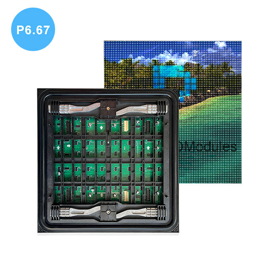 POD-PM Series P6.67 Outdoor LED Module – 320×320mm IP65 | 6.67mm Pixel Pitch | For Large Outdoor Displays | 1pcs / 10pcs
