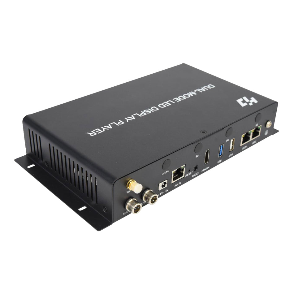 Huidu HD-A4L LED Sending Box – LAN & Cloud Publishing Controller, 650K Pixel Capacity | For Commercial LED Displays
