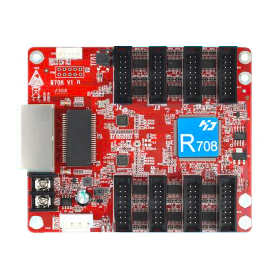 Huidu HD-R708 LED Receiving Card – High-Compatibility RGB Controller, 128×512 Pixel Capacity | For RGB LED Displays