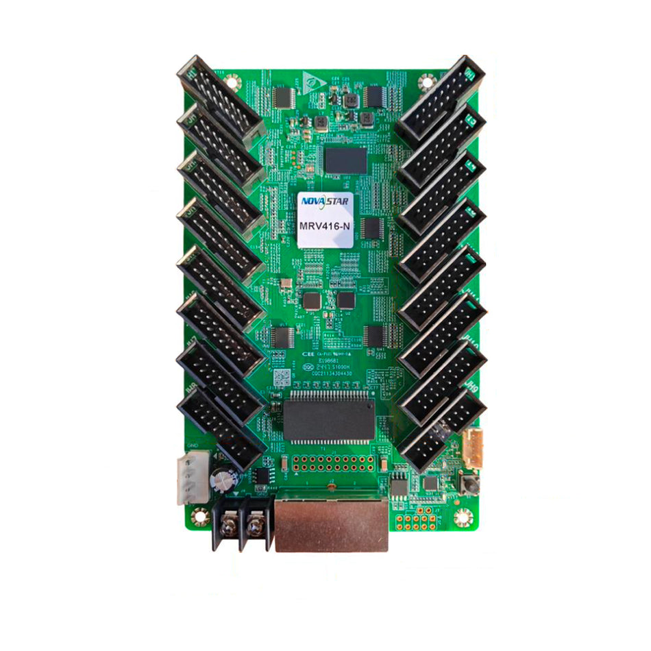 NovaStar MRV416-N LED Receiving Card – 32-Group HUB75 Receiver with 512×512 Pixel Capacity for Indoor Video Walls