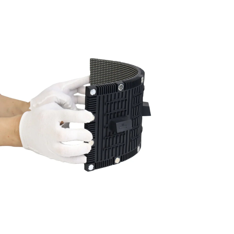 POF-S Series – P10 Flexible LED Display Module | 320×160mm | All-in-One Design | Magnetic Mounting | Large LED Billboards & Highway Advertising Displays