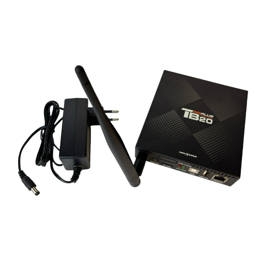NovaStar TB20 Plus Multimedia Player – Dual-Network-Port Cloud LED Controller, 1.3 Million Pixel Capacity for LED Displays