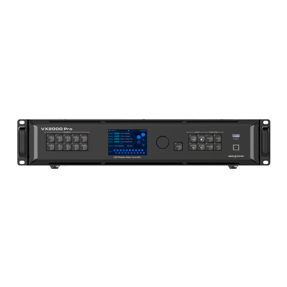 NovaStar VX2000 PRO Video Processor – Flagship 4K HDR Multi-Channel Processor, 8.3 Million Pixel Capacity for Pro LED Projects