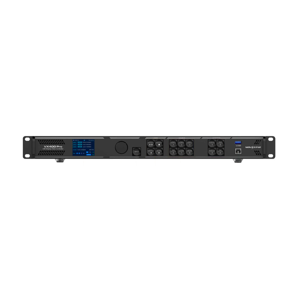 NovaStar VX400 PRO Video Processor – Compact 4K HDR Processor with 1.3 Million Pixel Loading for High-Resolution LED Walls