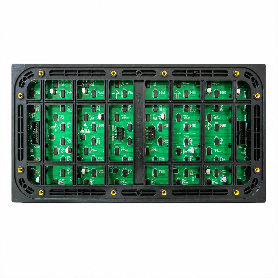 PO-S Series P5 High Brightness Outdoor LED Display Module – 320×160mm IP65 Screw-Lock | SMD | Rear Service | High Brightness LED Screen & Outdoor Media